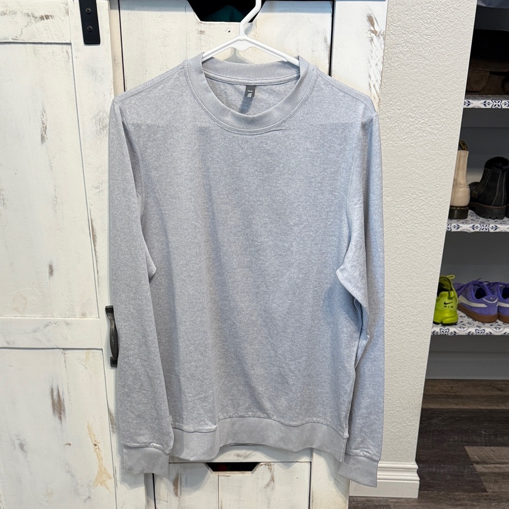 Light Gray Crewneck Sweatshirt